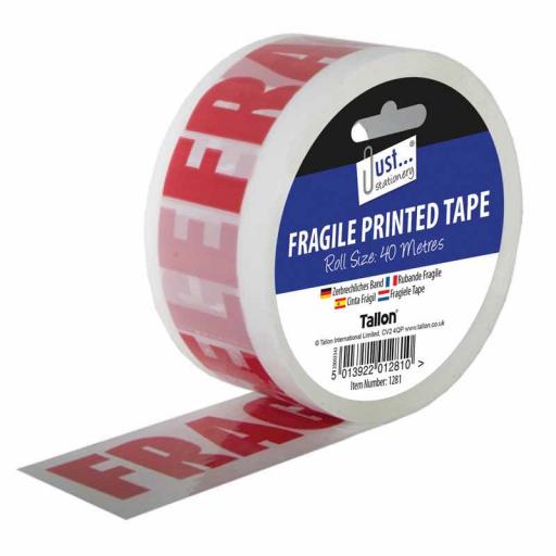 JS Fragile Tape 40 Metre Roll