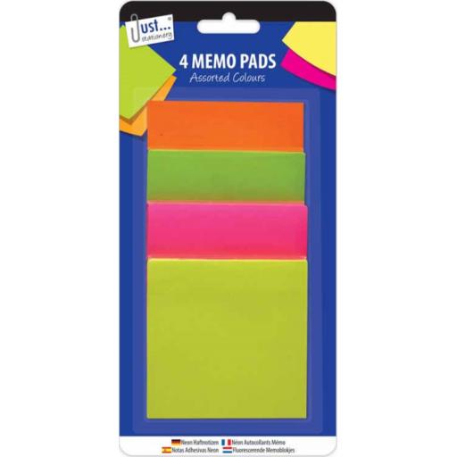 JS Memo Pads 200x75cm - Assorted Colours