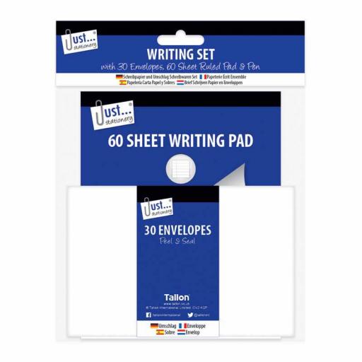 JS Writing Set - Pad, Envelopes & Pen