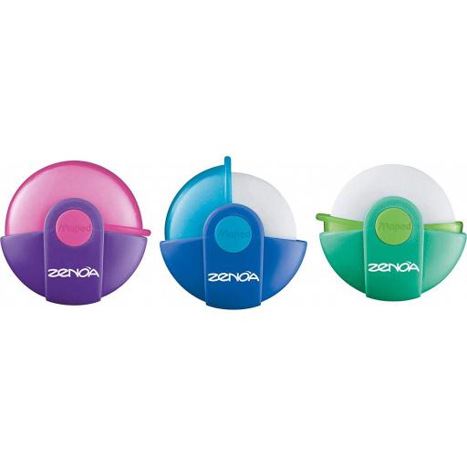 Maped Zenoa Original Cased Eraser - Assorted Colours