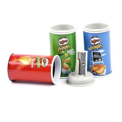 Pringles One Hole Cannister Sharpener - Assorted Colours X1