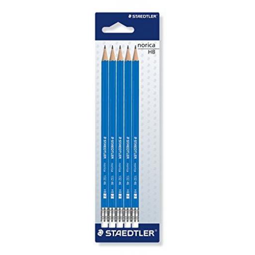 Staedtler Norica Eraser Tip HB - Pack of 5