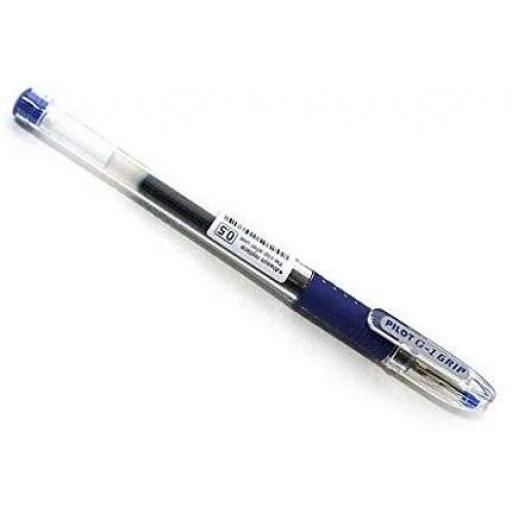 Pilot G-1 Grip Gel Ink Rollerball Pen Fine Tip - Blue