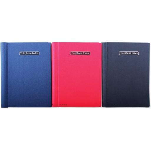 Tallon Wiro Telephone Index Book, Assorted Colours X1