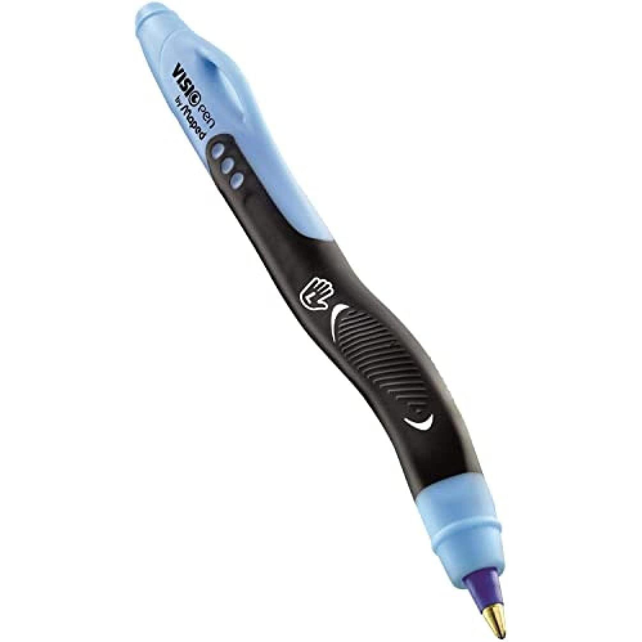 Left Handed Inky Pen Maped Left Handed Visio Ballpoint Pen, Medium Nib - Blue Ink