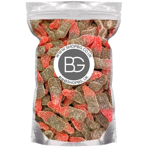 BG Fizzy Cherry Cola Bottles 800g