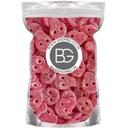 BG Fizzy Skulls -Red Fruit (Vegan) 800g