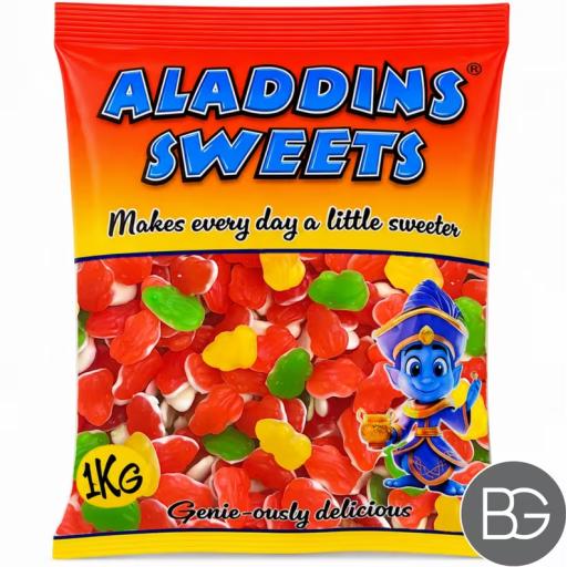 Bulk Bag - Aladdin's Sweets - Foamed Frogs 1kg