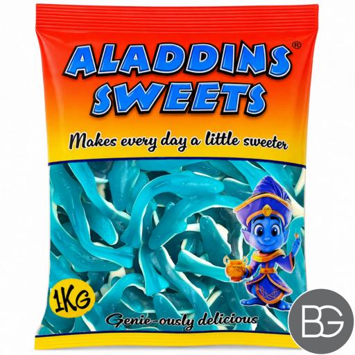 Aladdin's Sweets - Big Blue Sharks 1kg