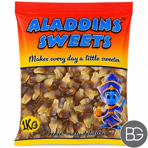 Aladdin's Sweets - Middle Cola Bottles 1kg