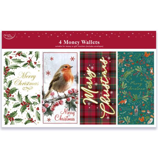 Eurowrap Money Wallets Classic - Pack of 4