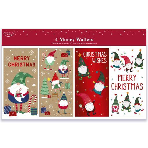 Eurowrap Money Wallets Gonks - Pack of 4